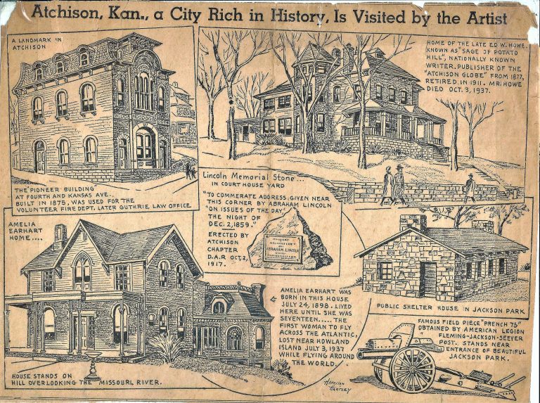 Atchison, Kansas | a lincoln guide k. t. 1859